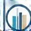 Icon representing market analysis